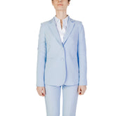 Sandro Ferrone Blue Polyester Blazer -   -  Sandro Ferrone.